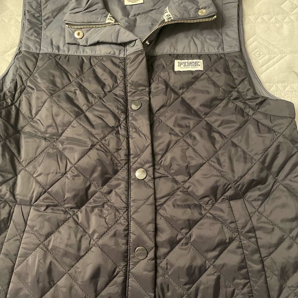Victoria's Secret Pink Logo Lined Jacket - Picture 7 of 8